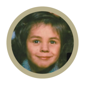Jonni Gray as a child.