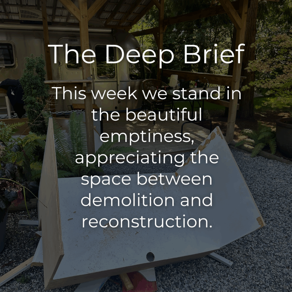 I’ve been noticing that spiritual growth can feel exactly like home renovation