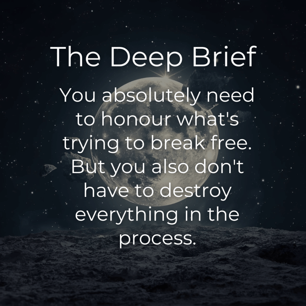 When the costume stops fitting