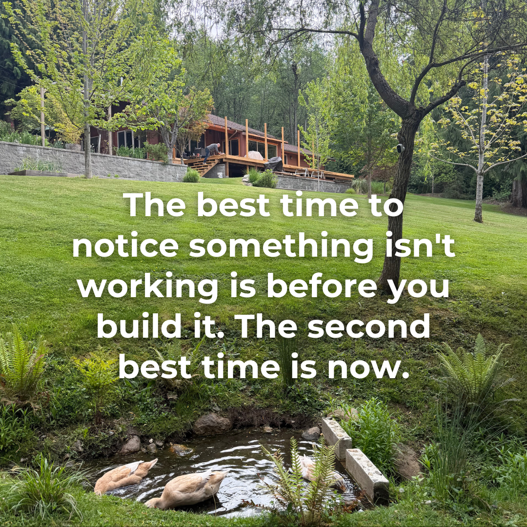 The second best time is now