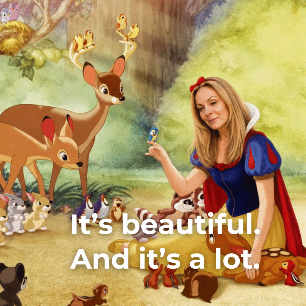 My bestie calls me Snow White