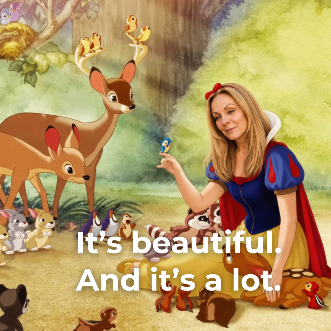 My bestie calls me Snow White
