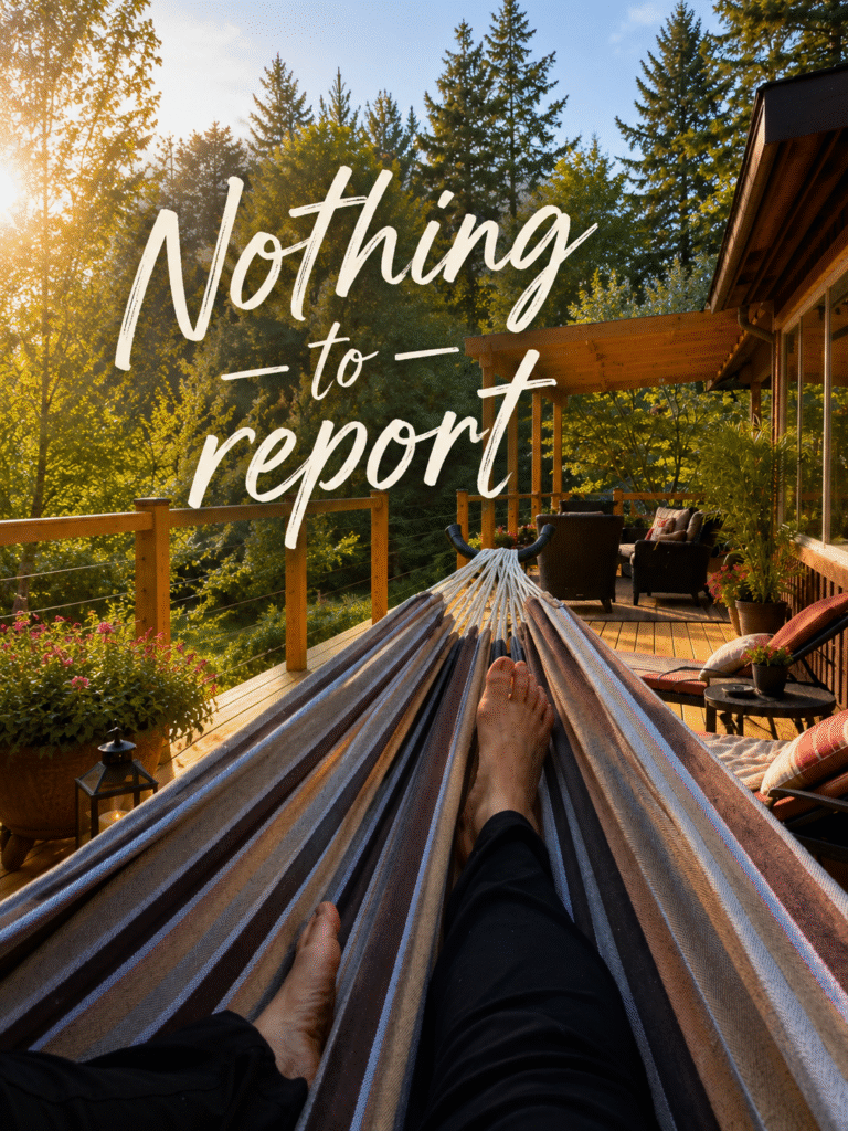 Nothing to report